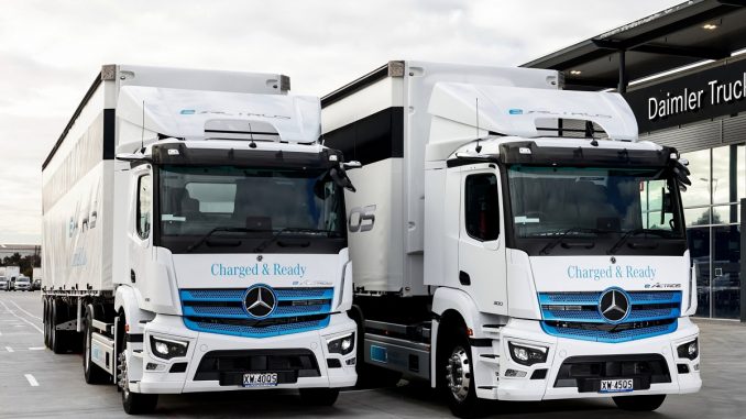 Mercedes-Benz eActros trucks